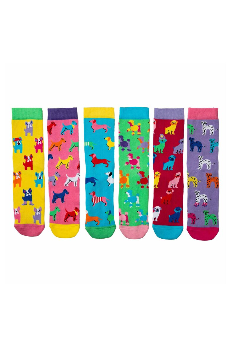 United OddSocks Set de sosete cu imprimeu personalizat - 6 piese - Pled.ro