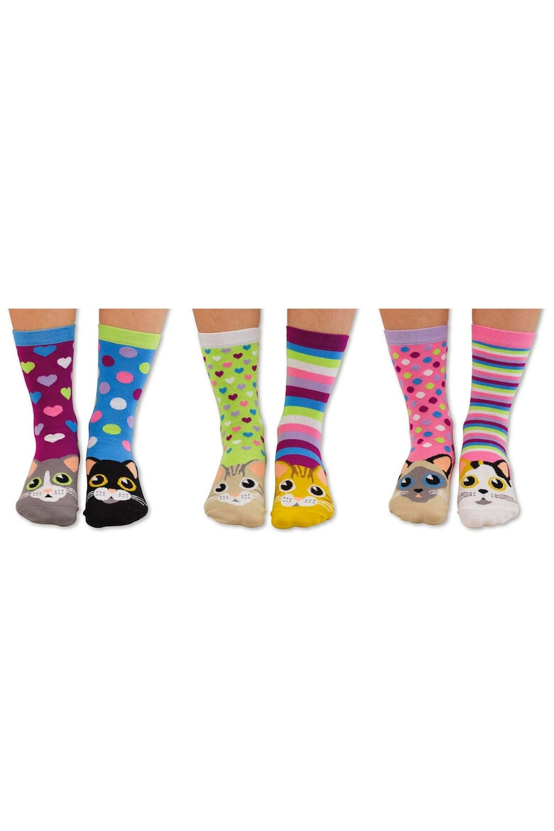 United OddSocks Set de sosete cu imprimeu personalizat - 6 piese - Pled.ro