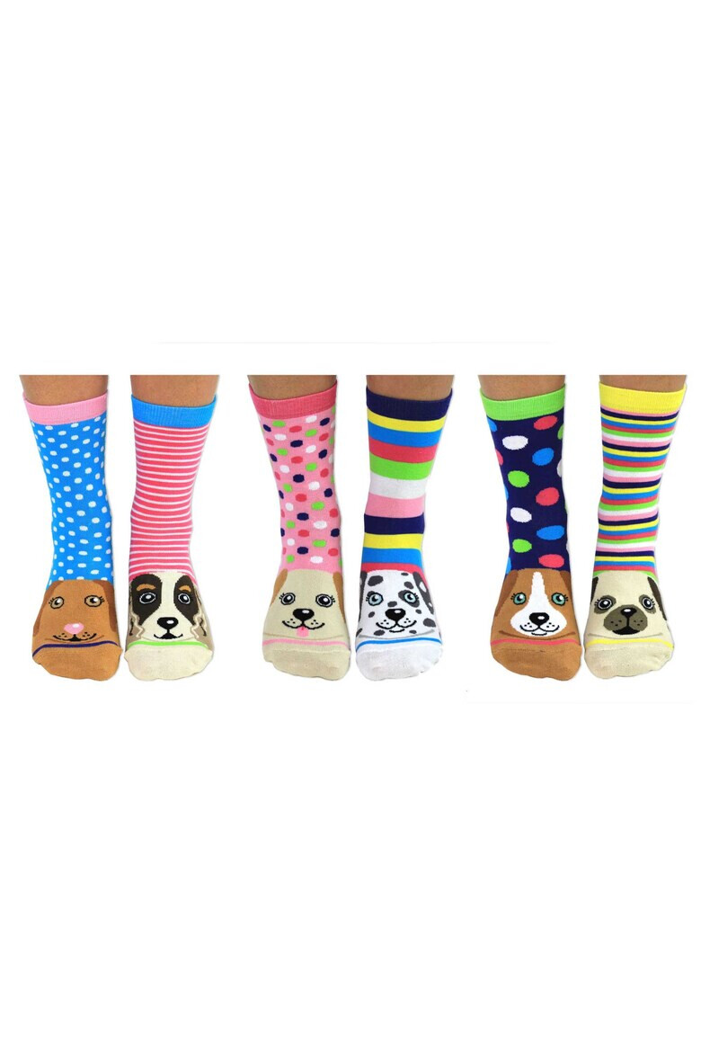 United OddSocks Set de sosete cu imprimeu personalizat - 6 piese - Pled.ro