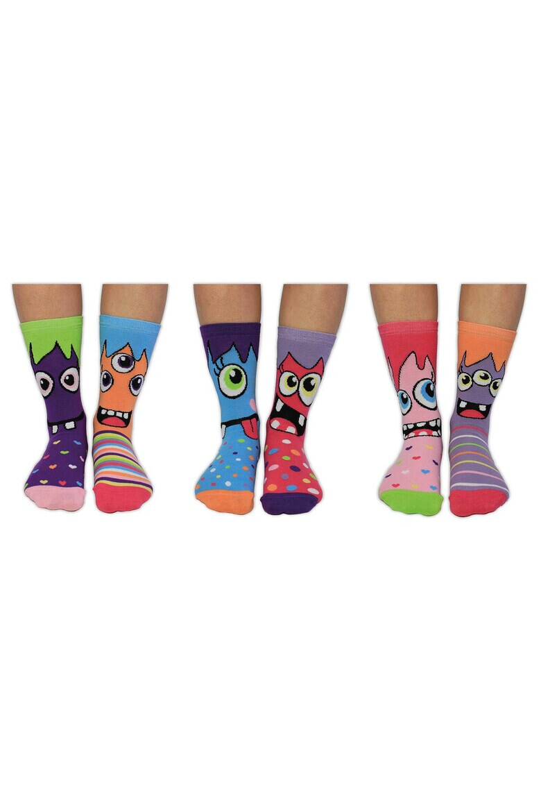 United OddSocks Set de sosete lungi cu imprimeu - 3 perechi - Pled.ro