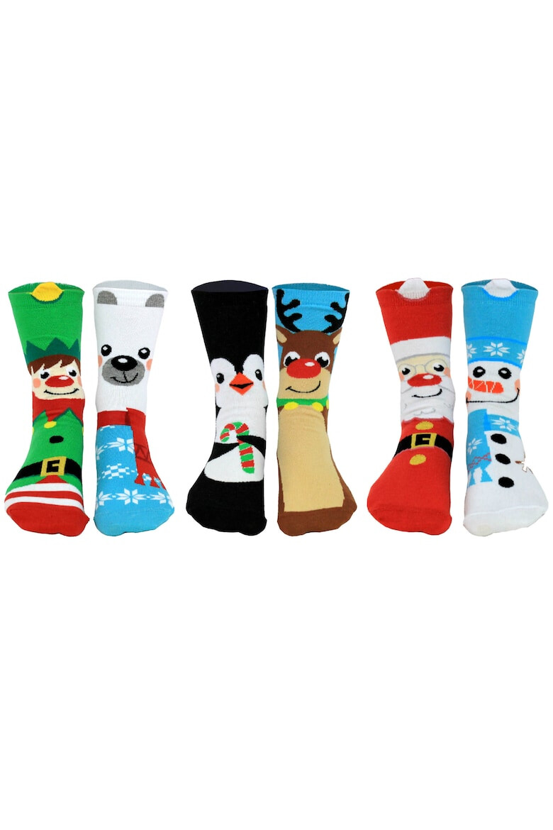 United OddSocks Set de sosete lungi cu imprimeu - 3 perechi - Pled.ro