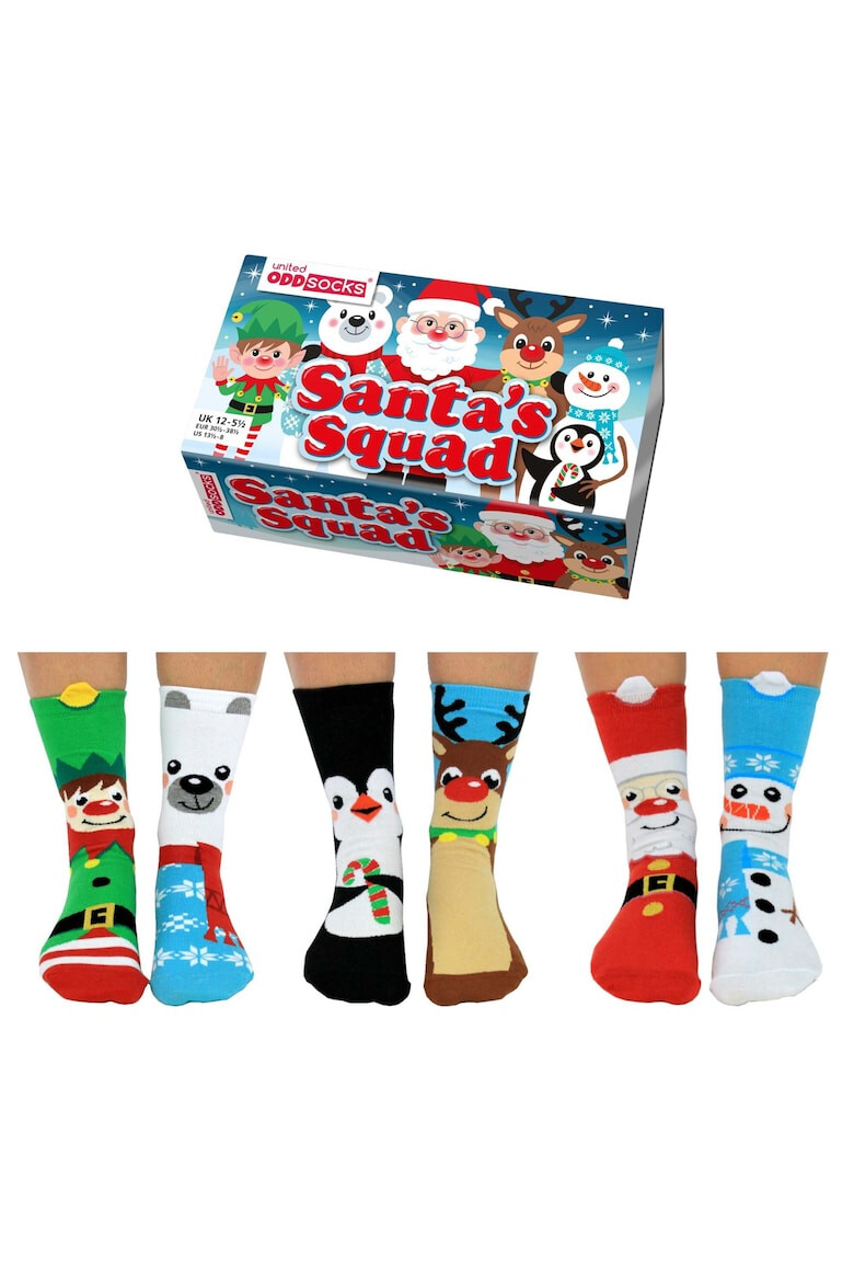 United OddSocks Set de sosete lungi cu imprimeu - 3 perechi - Pled.ro