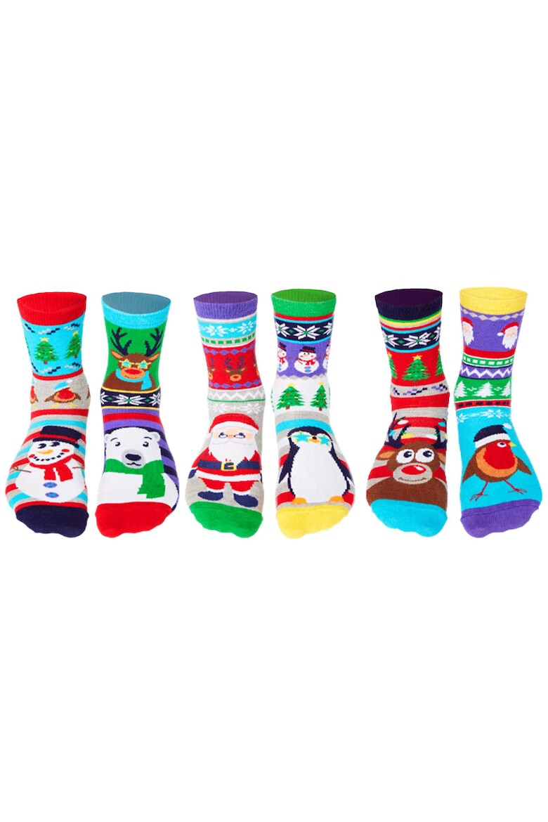 United OddSocks Set de sosete lungi cu imprimeu - 3 perechi - Pled.ro