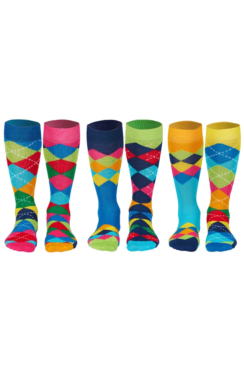 United OddSocks Set de sosete lungi cu imprimeu - 6 piese - Pled.ro