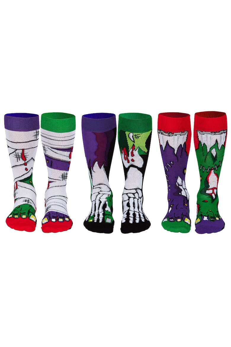 United OddSocks Set de sosete lungi cu imprimeu - 6 piese - Pled.ro