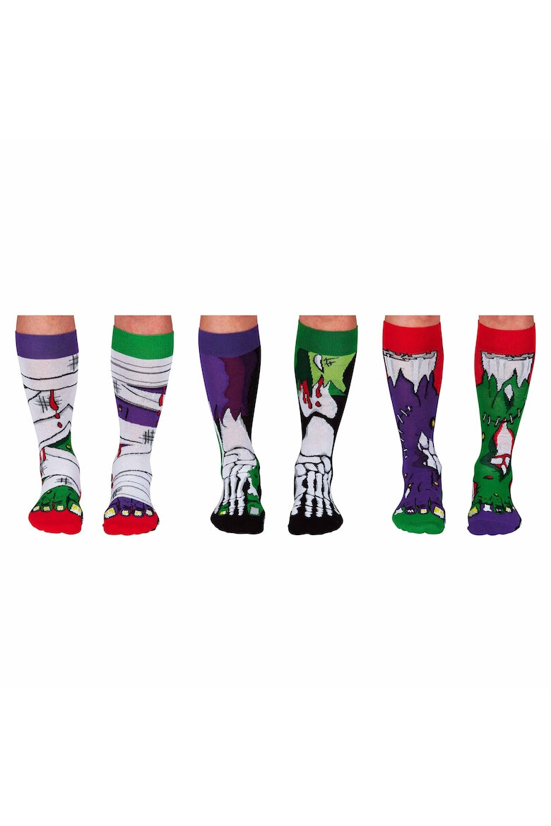 United OddSocks Set de sosete lungi cu imprimeu - 6 piese - Pled.ro