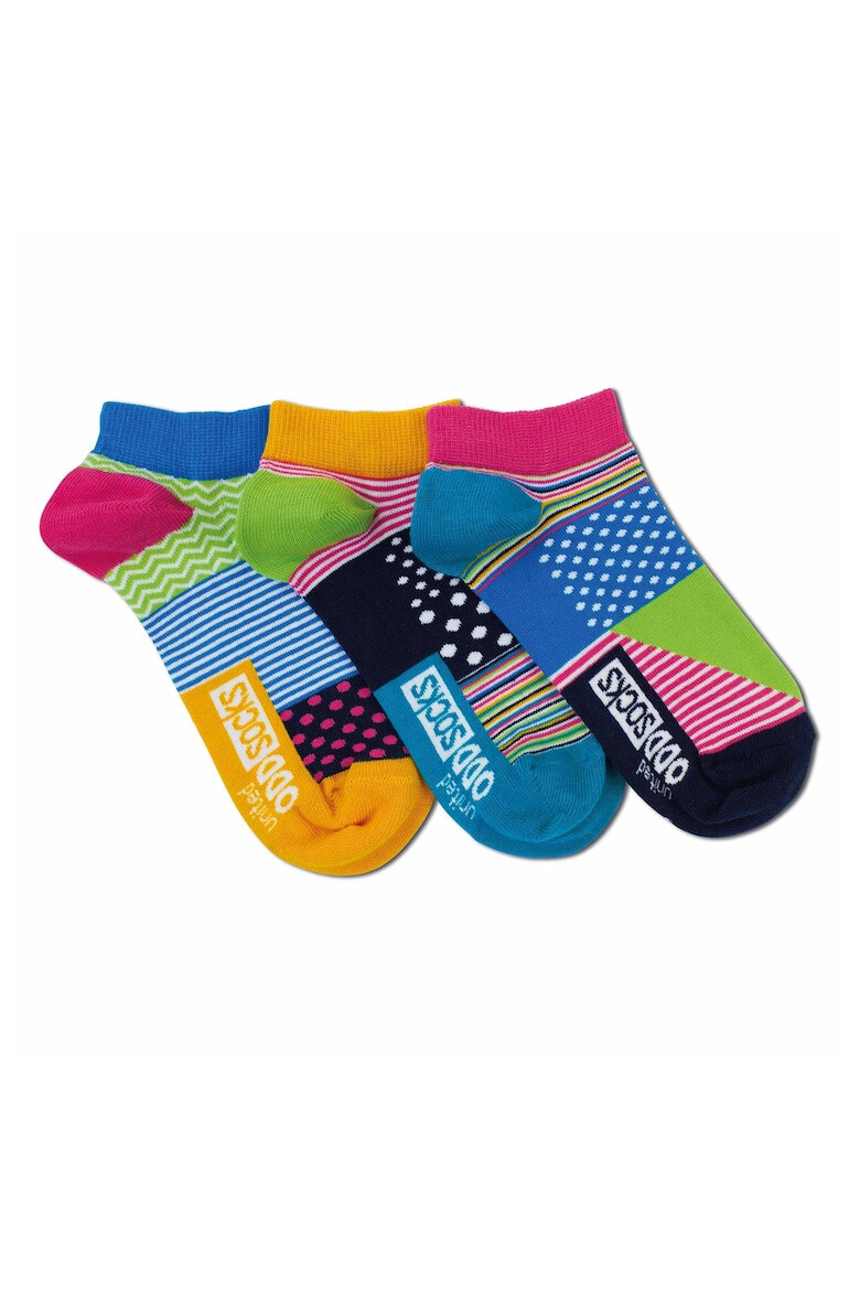 United OddSocks Set de sosete pana la glezna Individual - 3 piese - Pled.ro