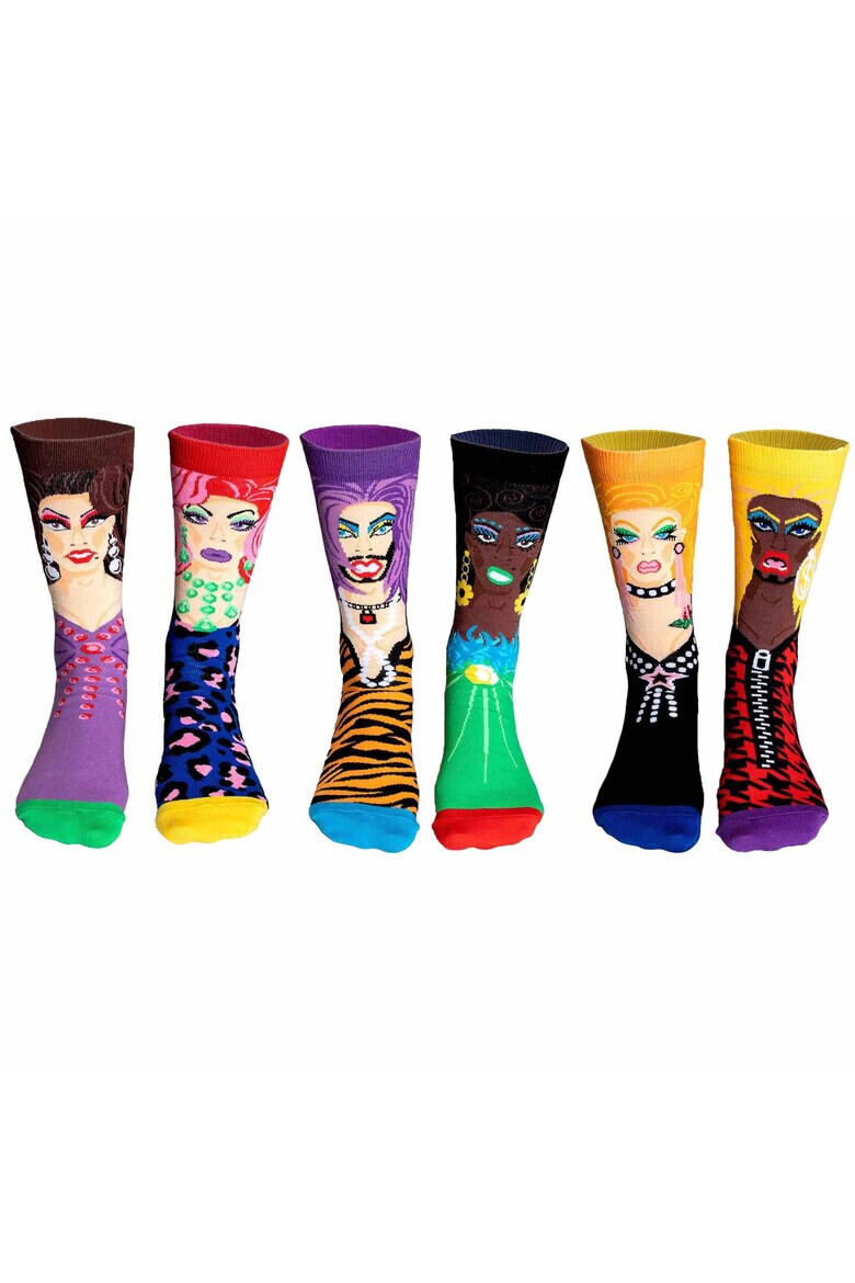 United OddSocks Set de sosete scurte unisex Motto - 3 perechi - Pled.ro