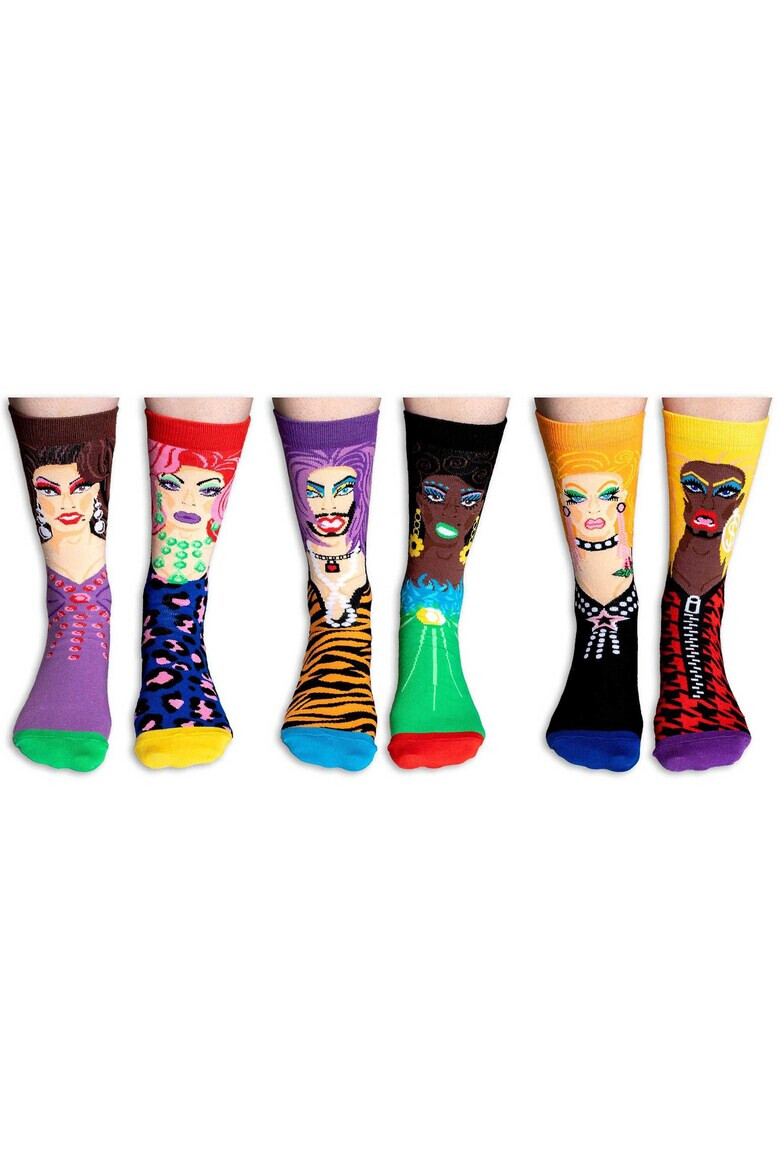 United OddSocks Set de sosete scurte unisex Motto - 3 perechi - Pled.ro