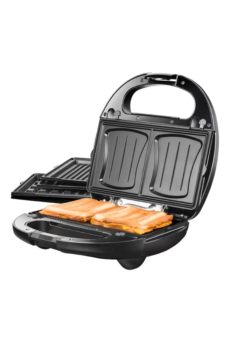 Unold Sandwich maker Onix 3 in 1 1000W 3 tipuri de placi Negru - Pled.ro