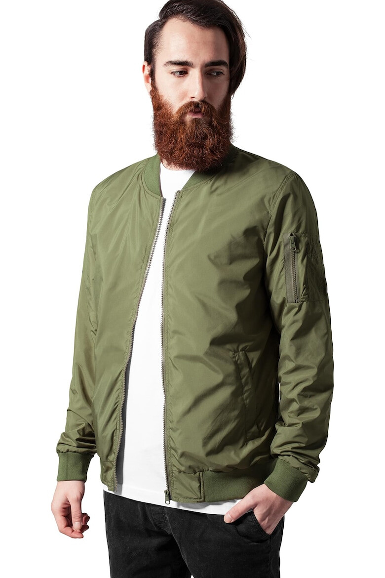 Urban Classics Jacheta bomber cu fermoar - Pled.ro