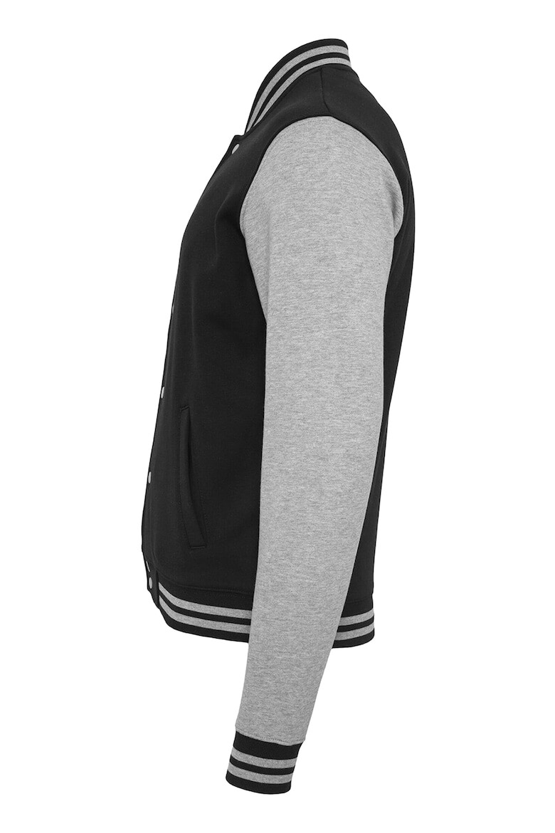 Urban Classics Jacheta varsity cu capse - Pled.ro