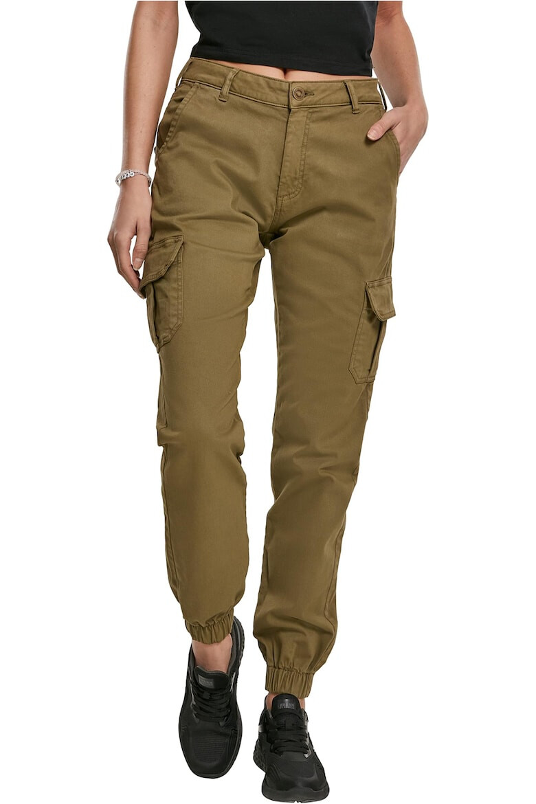 Urban Classics Pantaloni cargo cu talie medie - Pled.ro