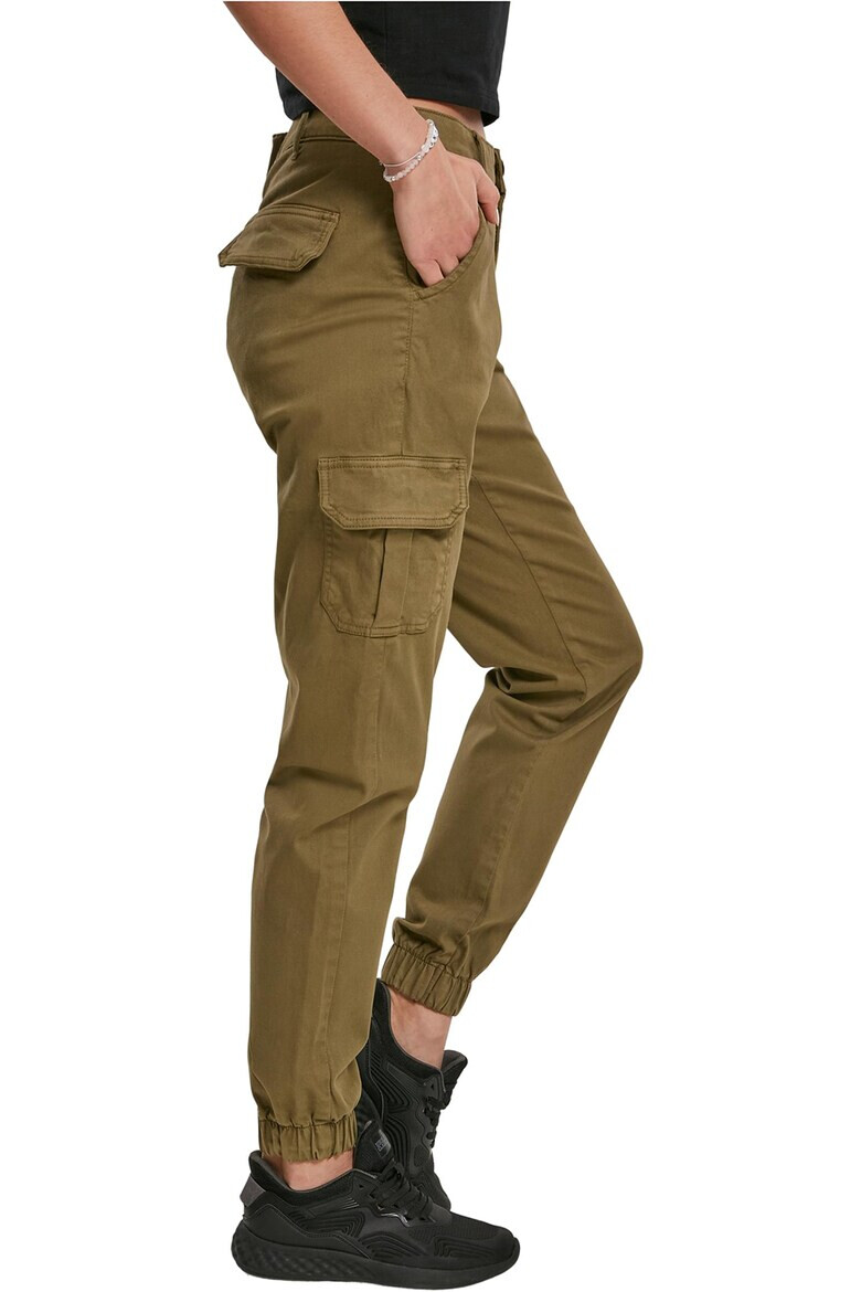 Urban Classics Pantaloni cargo cu talie medie - Pled.ro