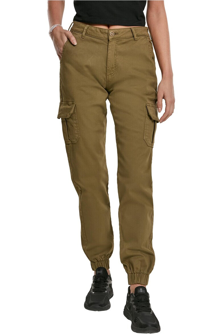 Urban Classics Pantaloni cargo cu talie medie - Pled.ro