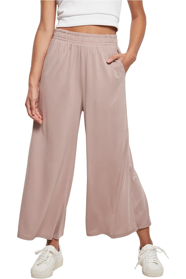 Urban Classics Pantaloni culotte din amestec de modal cu croiala ampla - Pled.ro