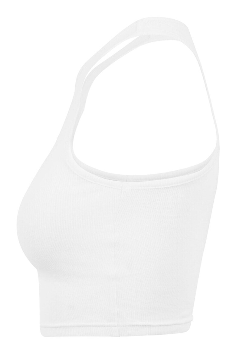 Urban Classics Top crop racerback cu aspect striat - Pled.ro