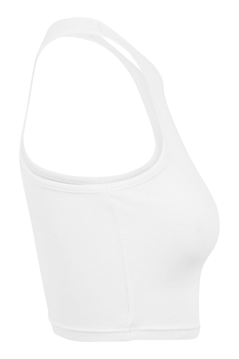 Urban Classics Top crop racerback cu aspect striat - Pled.ro