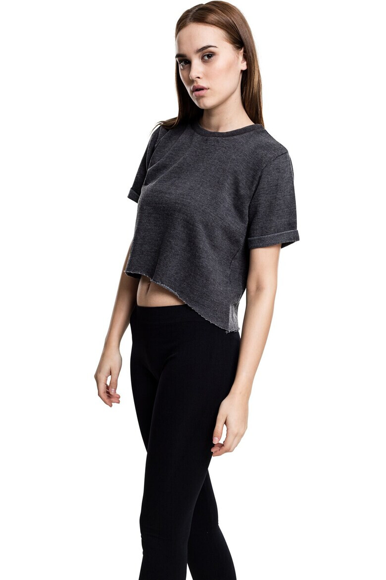 Urban Classics Tricou crop lejer - Pled.ro