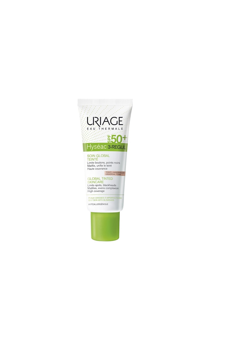 Uriage Crema colorata anti-acnee SPF50+ Hyseac 3-Regul 40 ml - Pled.ro