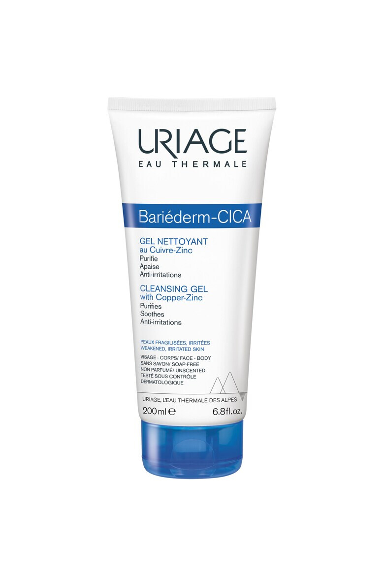 Uriage Gel de curatare 200 ml Bariederm Cica - Pled.ro