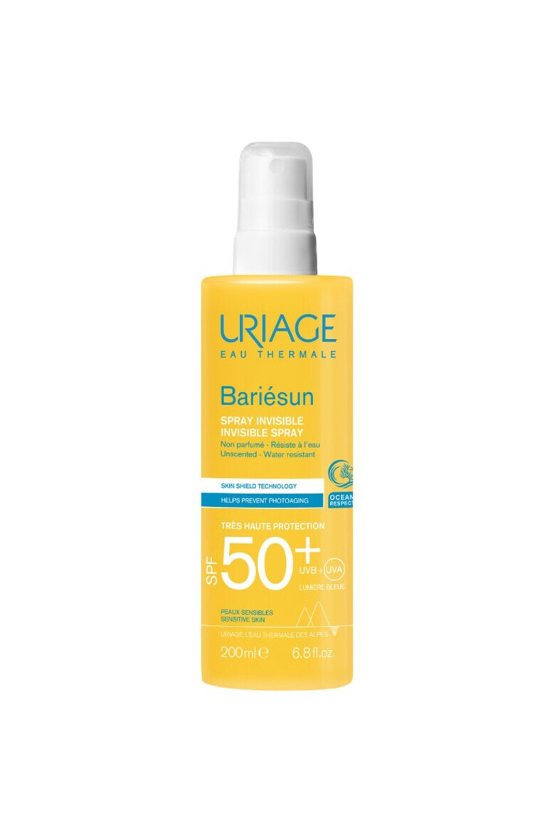 Uriage Spray invizibil fara parfum cu protectie solara SPF 50+ Bariesun 200 ml - Pled.ro