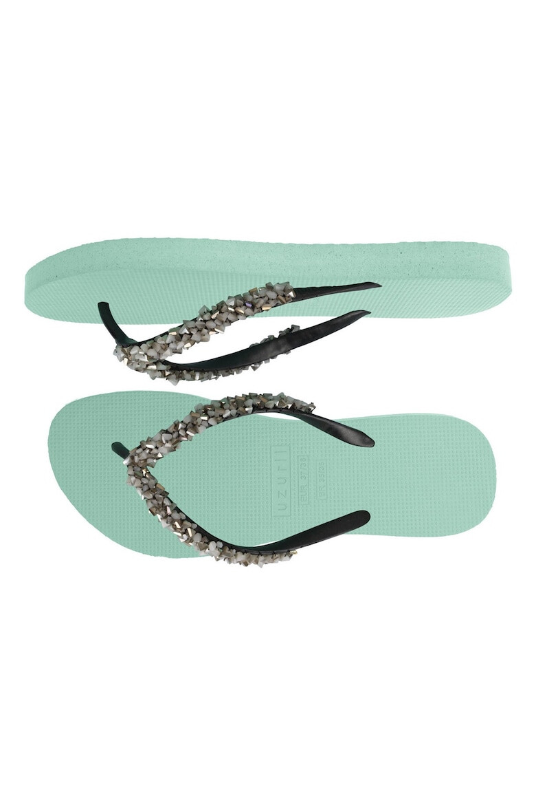 UZURII Papuci flip-flop cu margele Classic Aby - Pled.ro