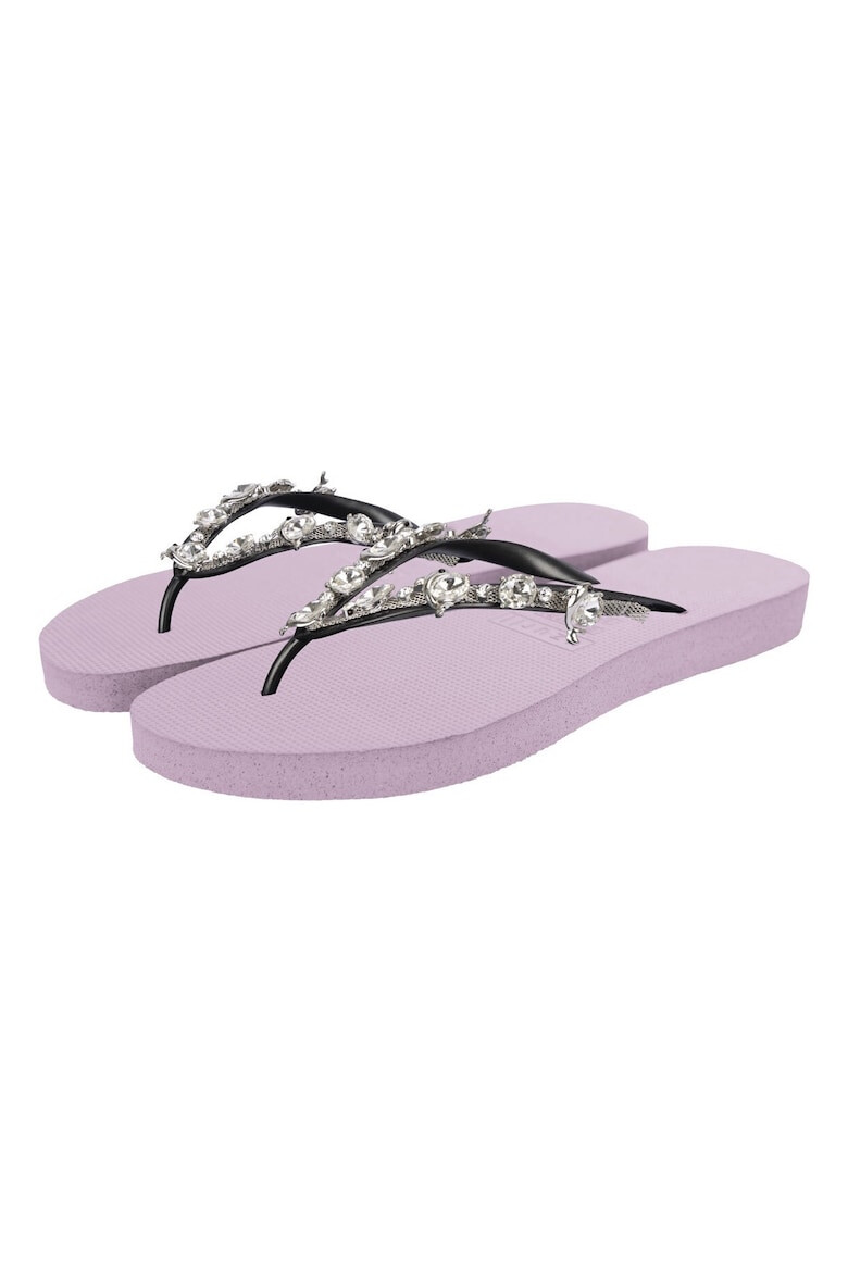 UZURII Papuci flip-flop cu strasuri Chrystal Dolphin - Pled.ro