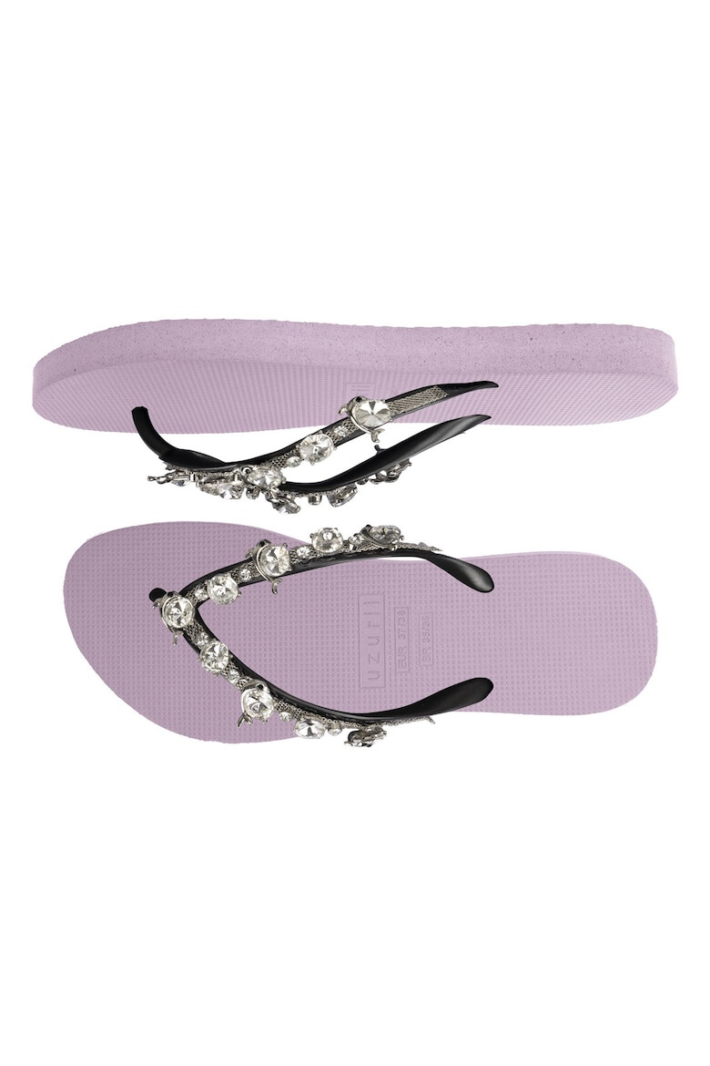 UZURII Papuci flip-flop cu strasuri Chrystal Dolphin - Pled.ro