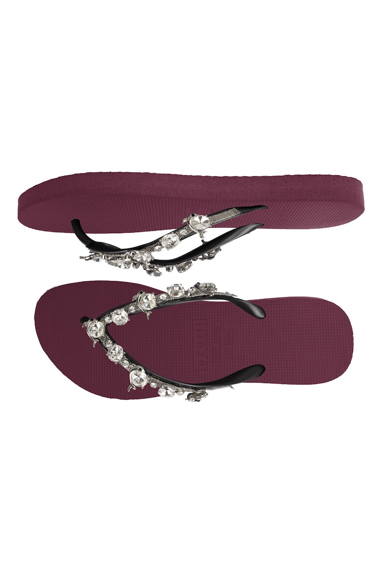 UZURII Papuci flip-flop cu strasuri Chrystal Dolphin - Pled.ro