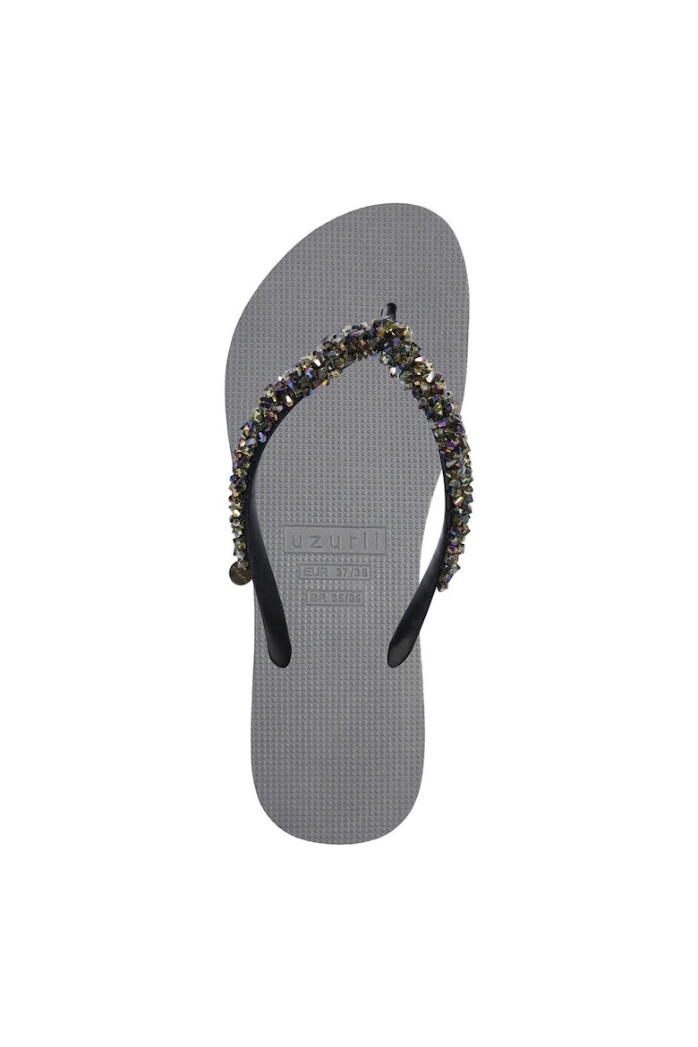 UZURII Papuci flip-flop cu strasuri Classic Aby - Pled.ro