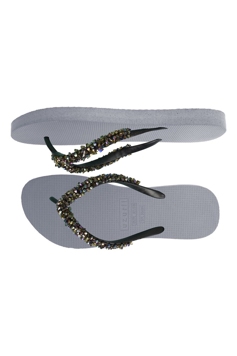 UZURII Papuci flip-flop cu strasuri Classic Aby - Pled.ro