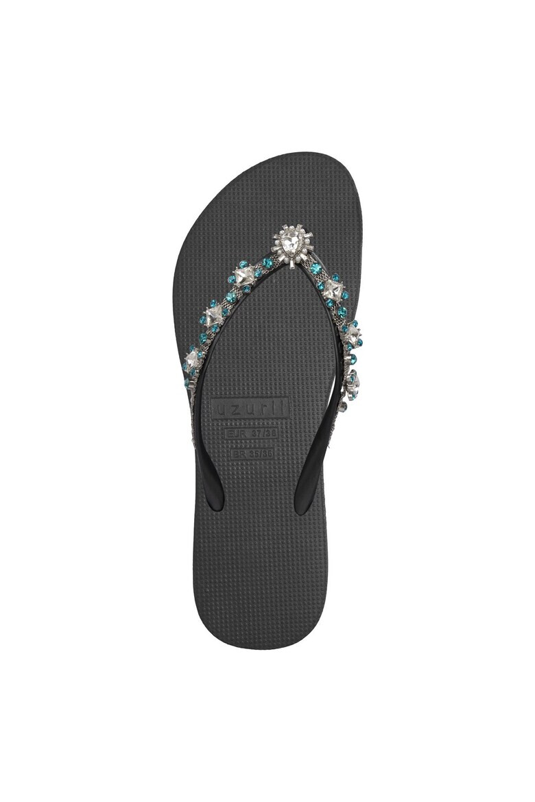 UZURII Papuci flip-flop cu strasuri Dolce Chrystal - Pled.ro