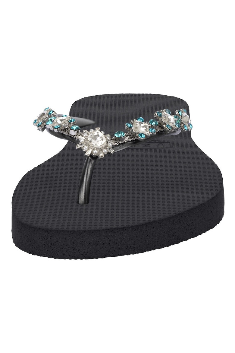 UZURII Papuci flip-flop cu strasuri Dolce Chrystal - Pled.ro