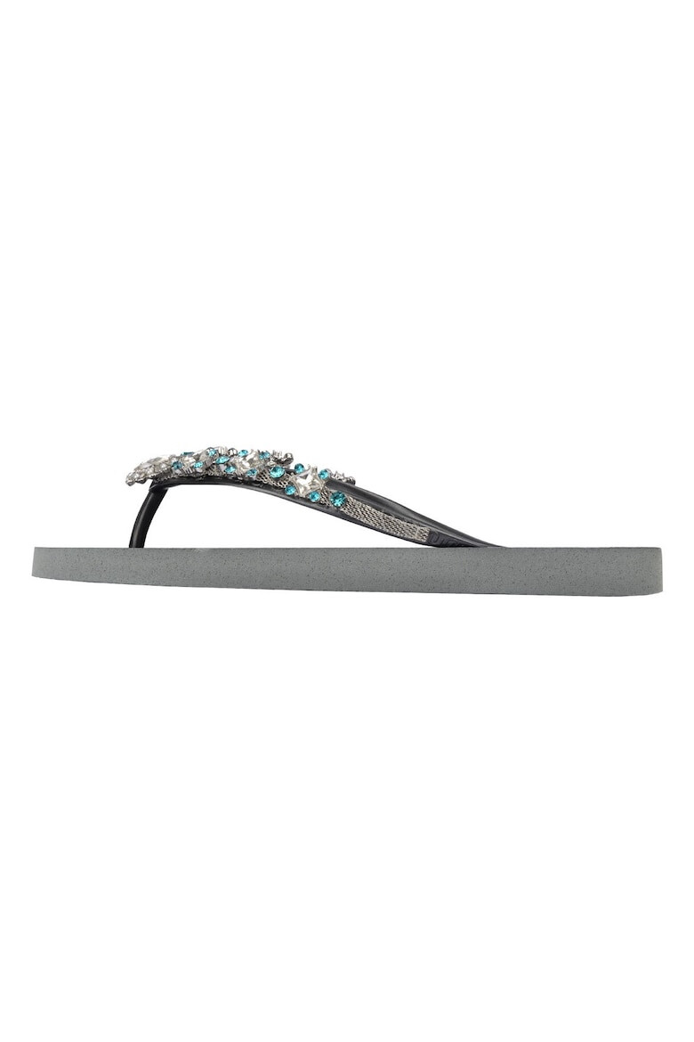 UZURII Papuci flip-flop cu strasuri Dolce Chrystal - Pled.ro