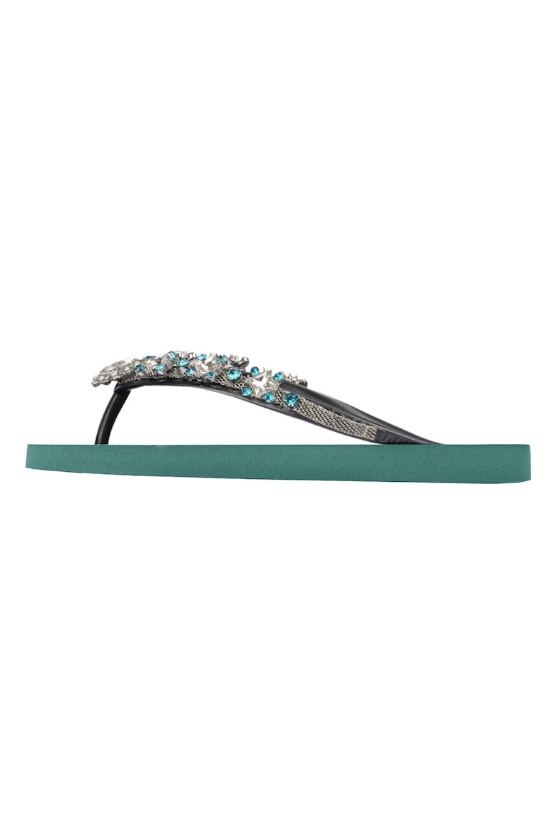 UZURII Papuci flip-flop cu strasuri Dolce Chrystal - Pled.ro