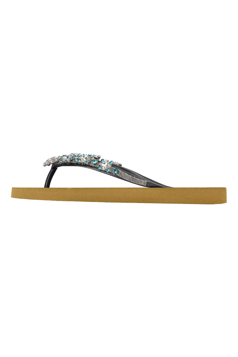 UZURII Papuci flip-flop cu strasuri Dolce Chrystal - Pled.ro