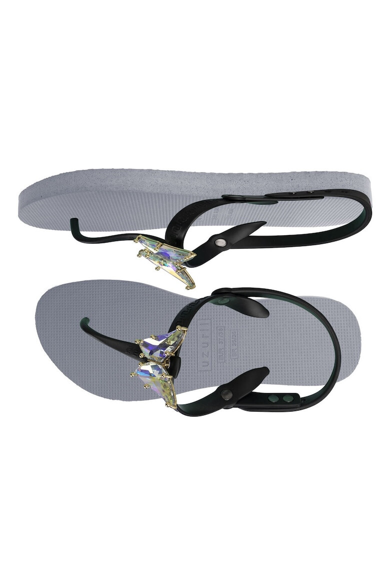 UZURII Papuci flip-flop cu strasuri in forma de fluture - Pled.ro