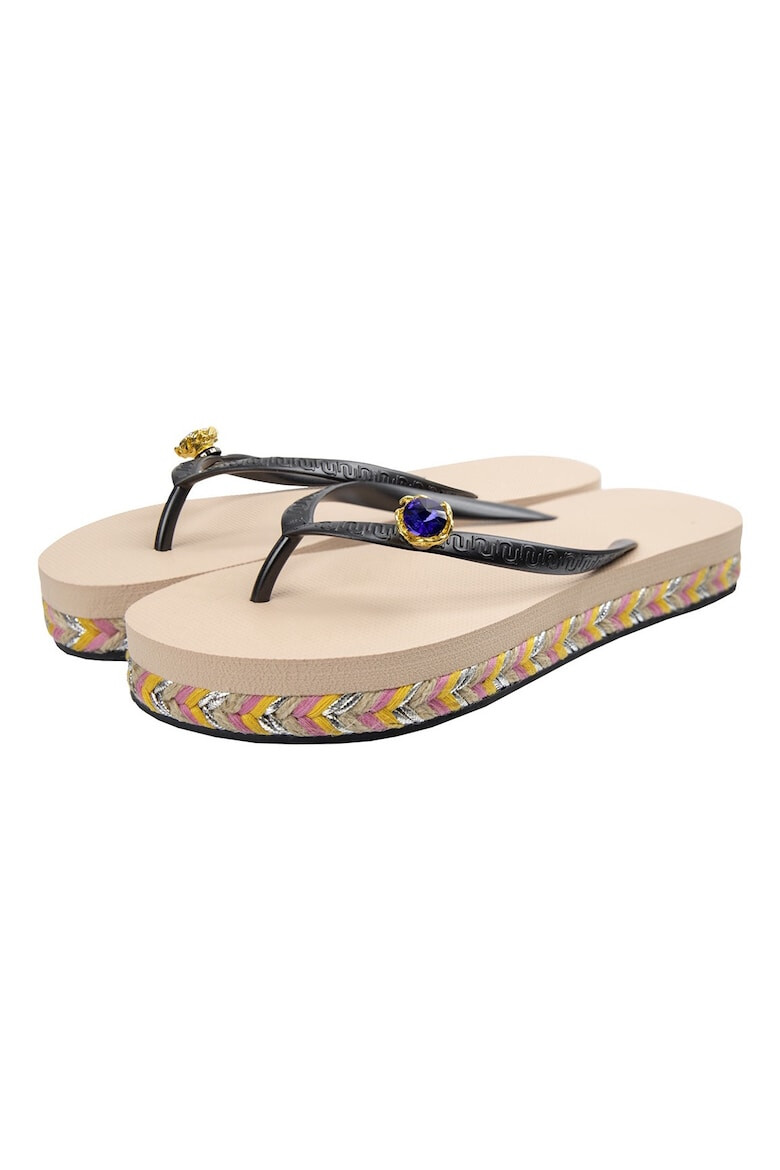 UZURII Papuci flip-flop Raffia Switch - Pled.ro