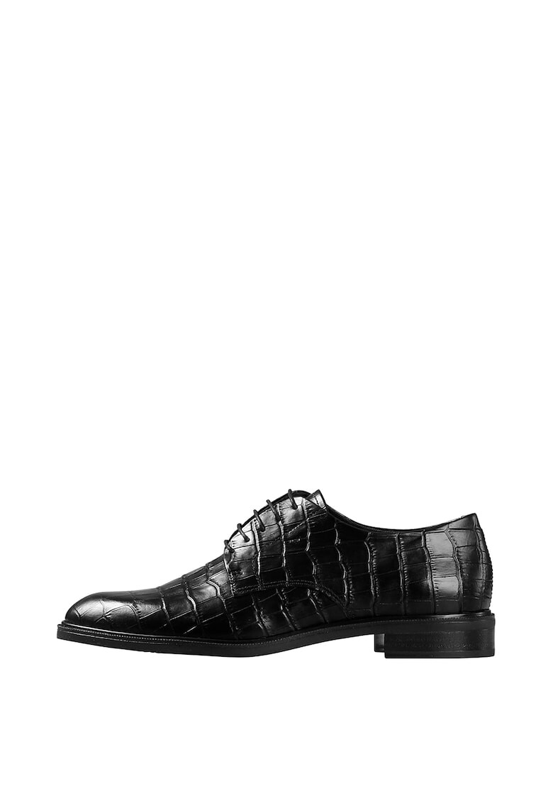 Vagabond Shoemakers Pantofi derby din piele cu aspect de piele de crocodil - Pled.ro