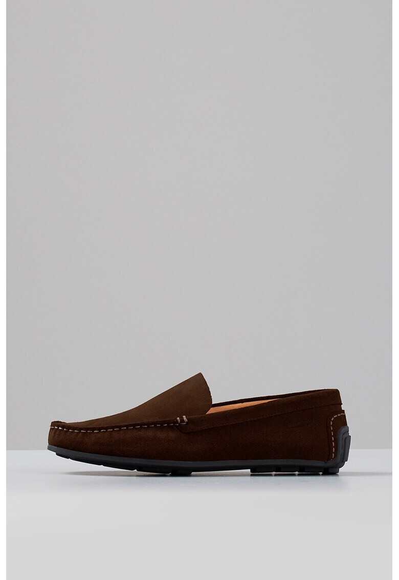 Vagabond Shoemakers Pantofi loafer de piele intoarsa cu cusaturi in relief Wayne - Pled.ro