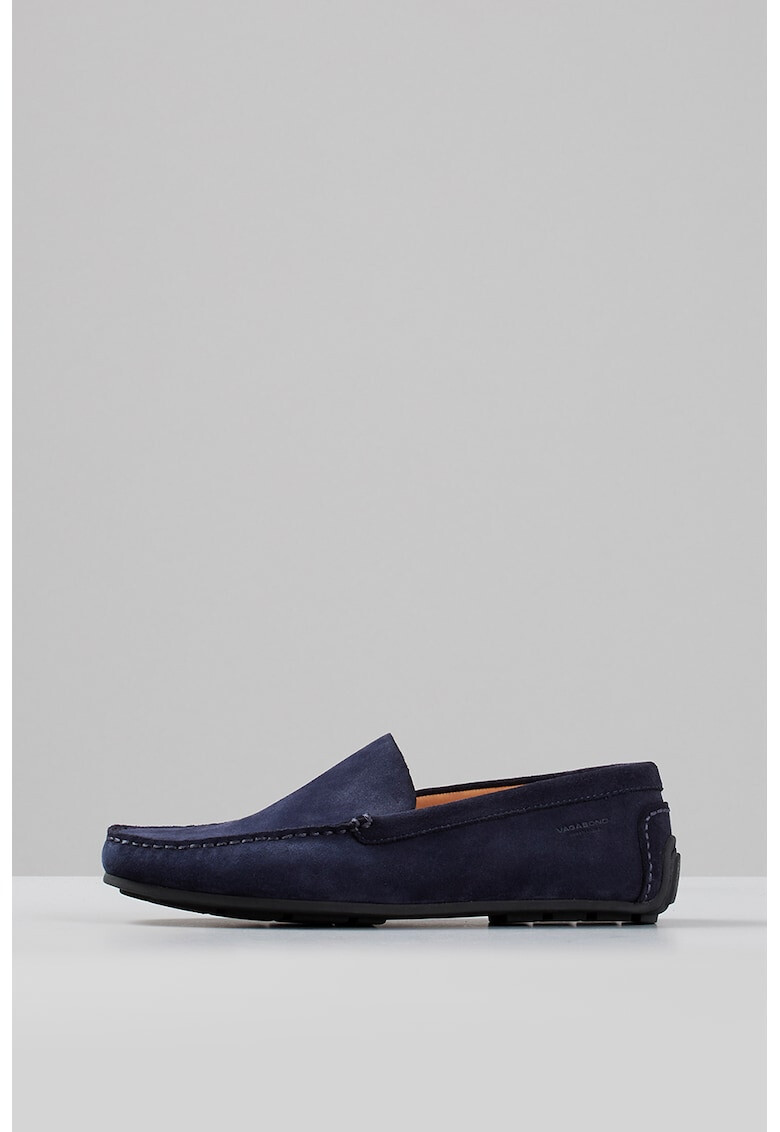 Vagabond Shoemakers Pantofi loafer de piele intoarsa cu cusaturi in relief Wayne - Pled.ro