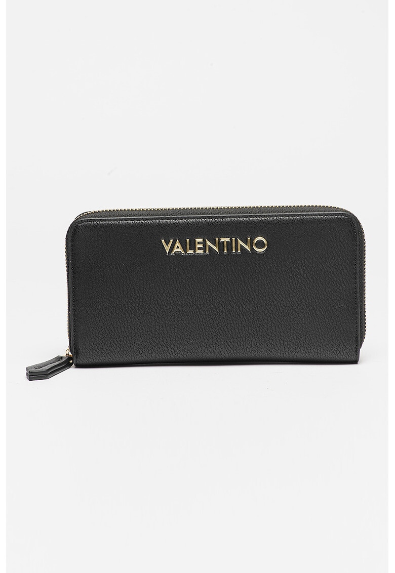 Valentino Bags Portofel din piele ecologica cu fermoar Whisky - Pled.ro