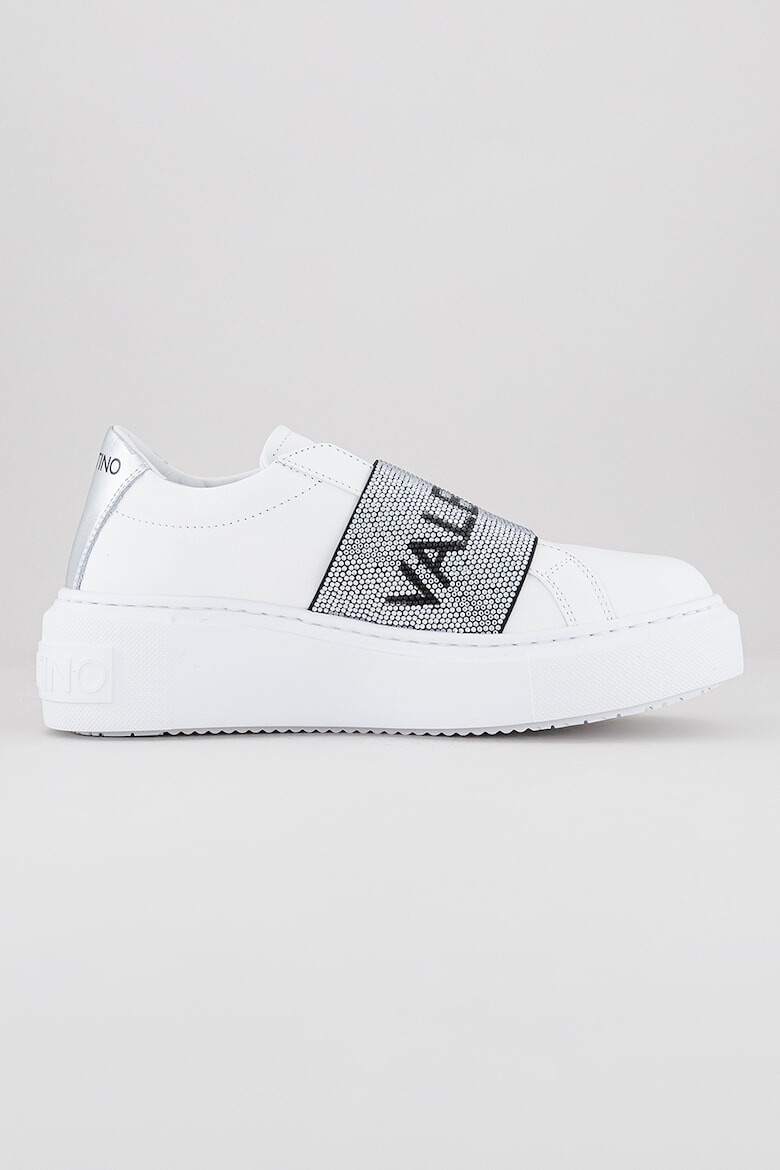 Valentino Pantofi sport de piele cu strasuri - Pled.ro