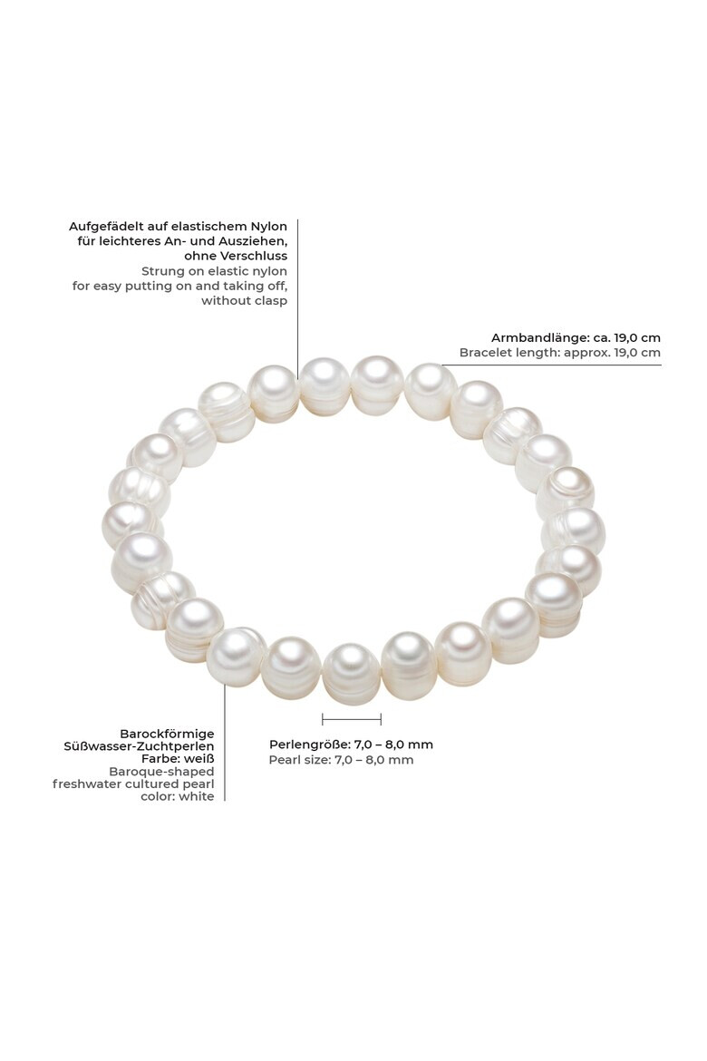 Valero Pearls Bratara elastica cu perle - Pled.ro