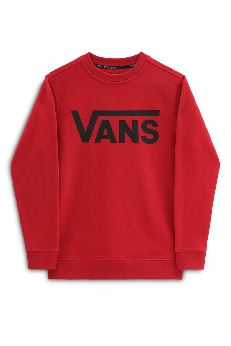 Vans Bluza sport cu decolteu la baza gatului si imprimeu logo - Pled.ro