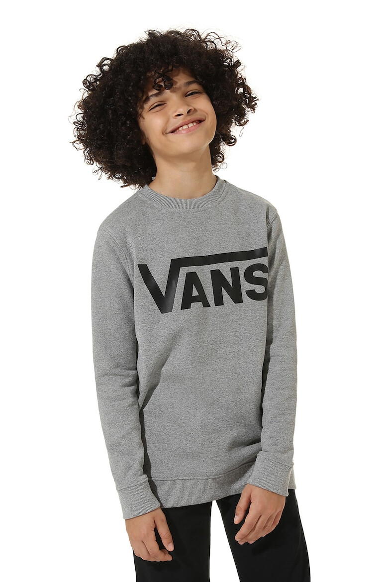 Vans Bluza sport cu decolteu la baza gatului si imprimeu logo - Pled.ro