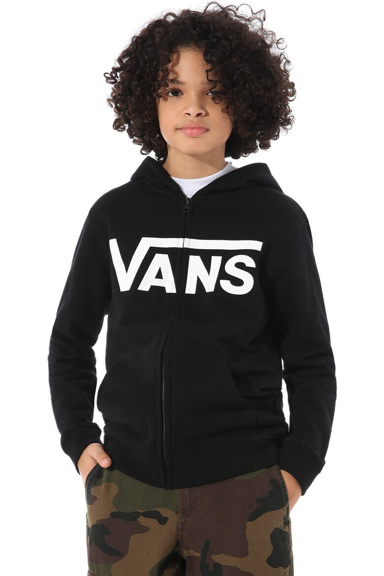 Vans Hanorac cu fermoar si imprimeu logo - Pled.ro