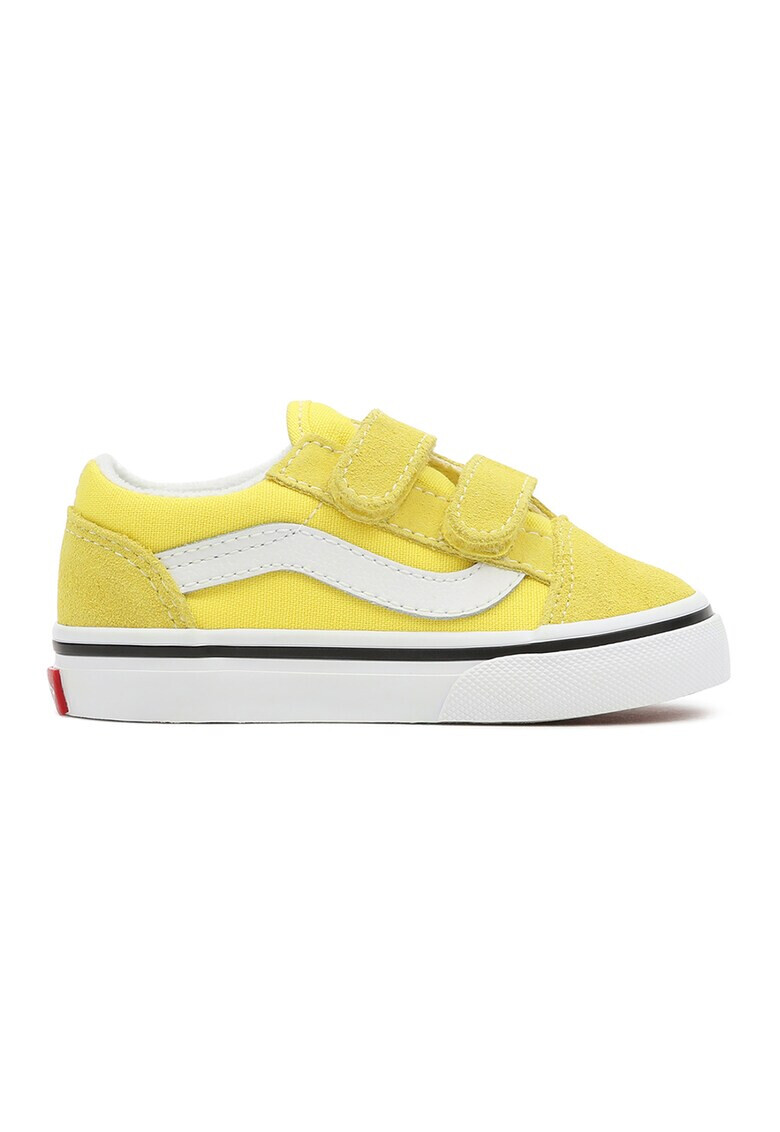 Vans Tenisi de panza cu garnituri de piele intoarsa si velcro Old Skool - Pled.ro