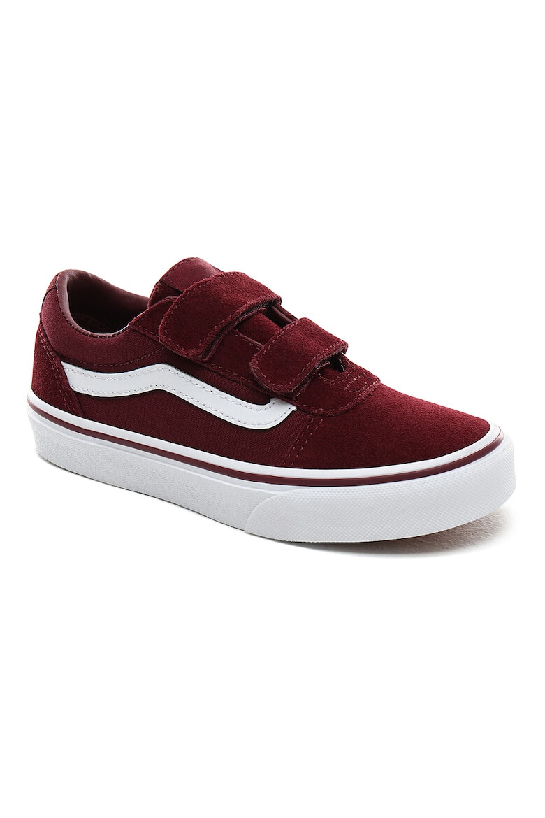 Vans Tenisi low-top cu velcro de piele intoarsa si panza Ward - Pled.ro